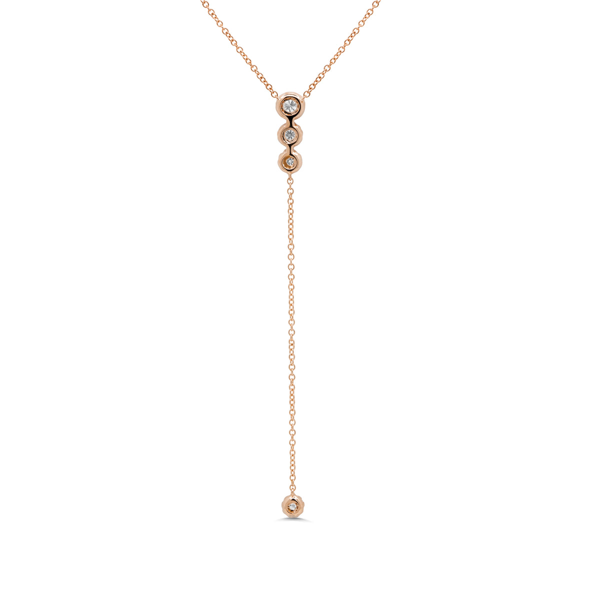 Diamond & Rose Gold Necklace