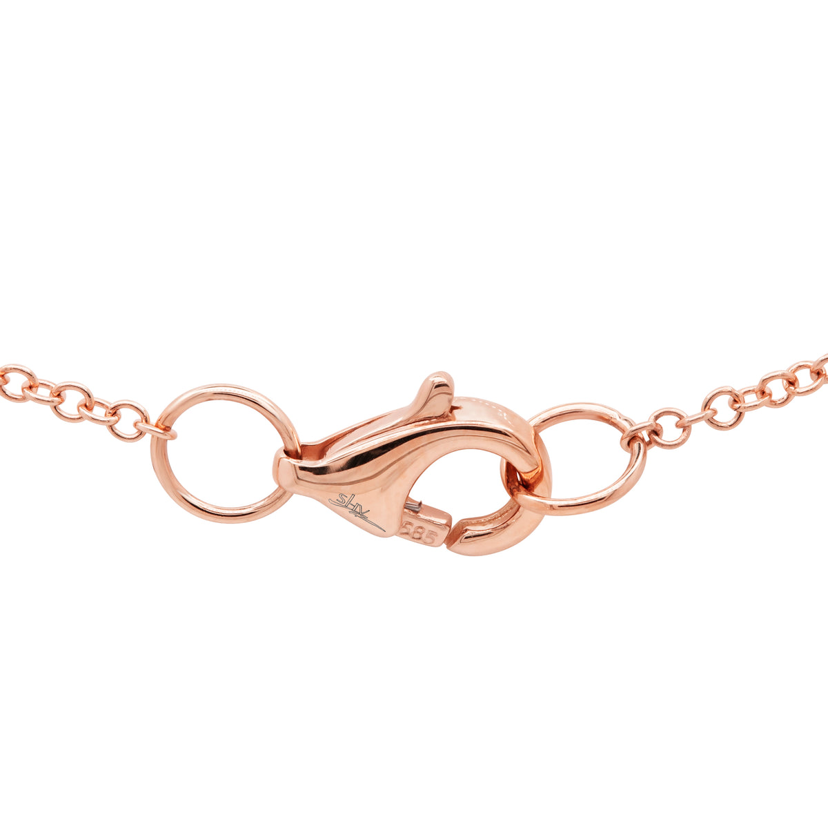 Diamond & Rose Gold Necklace