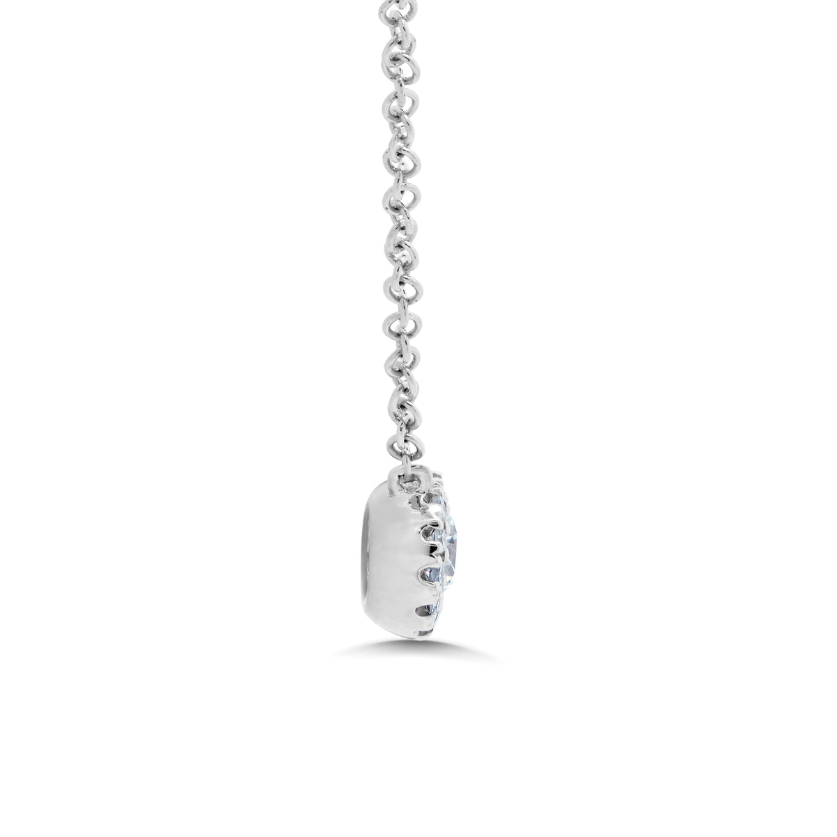 Diamond & 14kt White Gold Pendant
