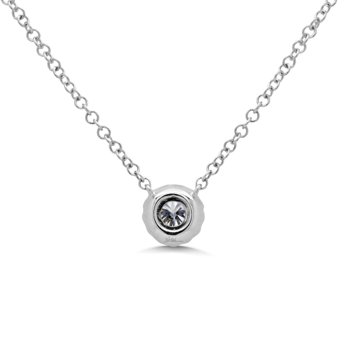 Diamond & 14kt White Gold Pendant