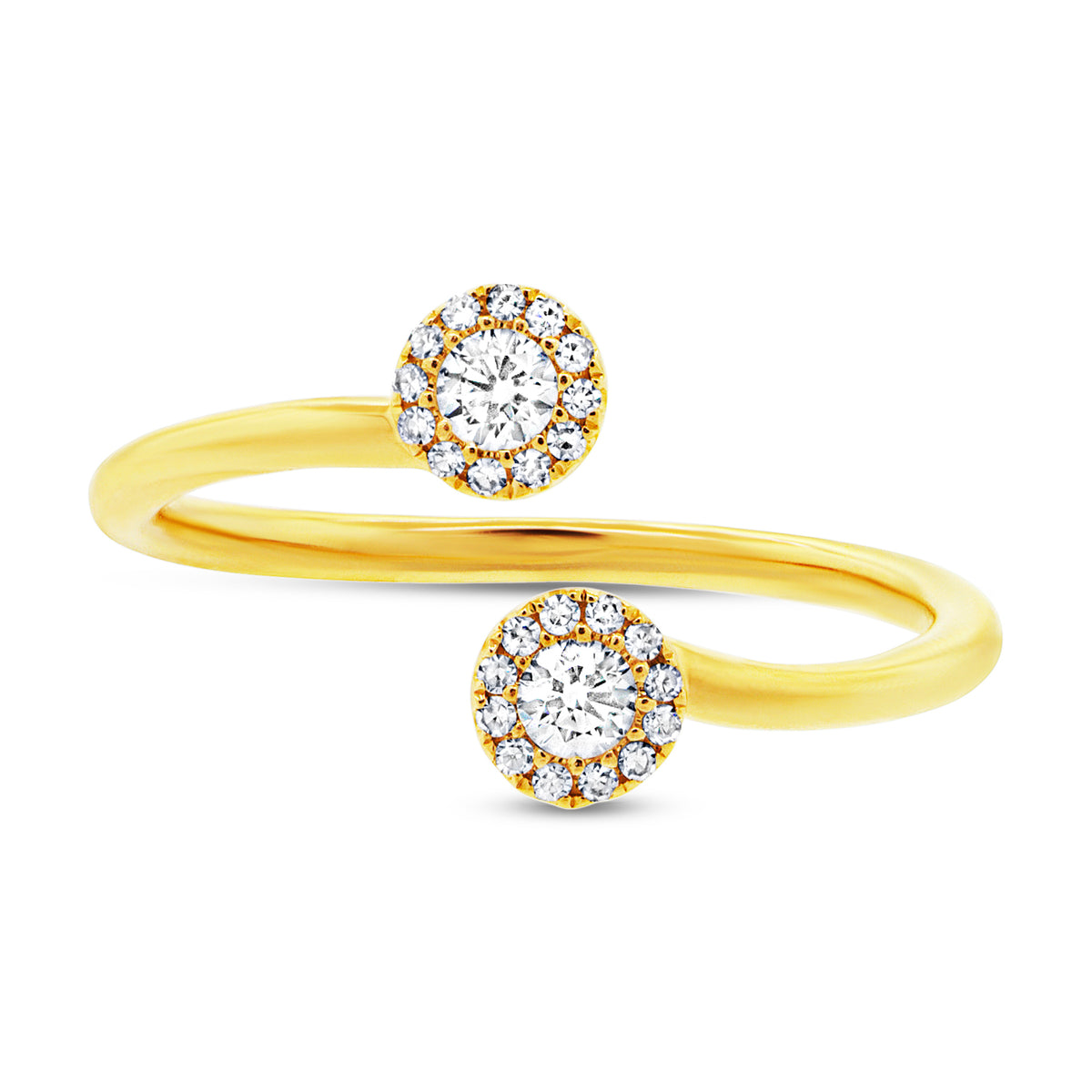 .23 Ctw Diamond & 14 Kt Yellow Gold Ring