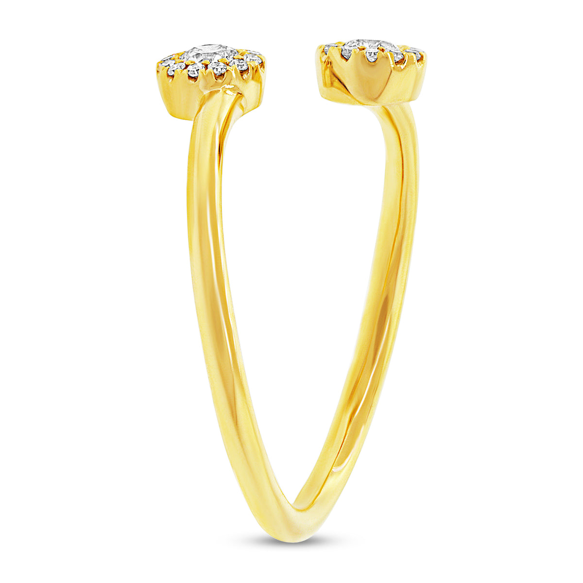 .23 Ctw Diamond & 14 Kt Yellow Gold Ring