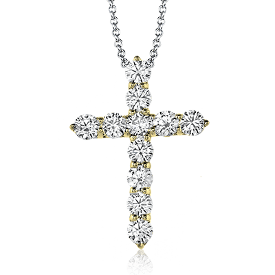 Blindingly Beautiful Cross Pendant ZP291