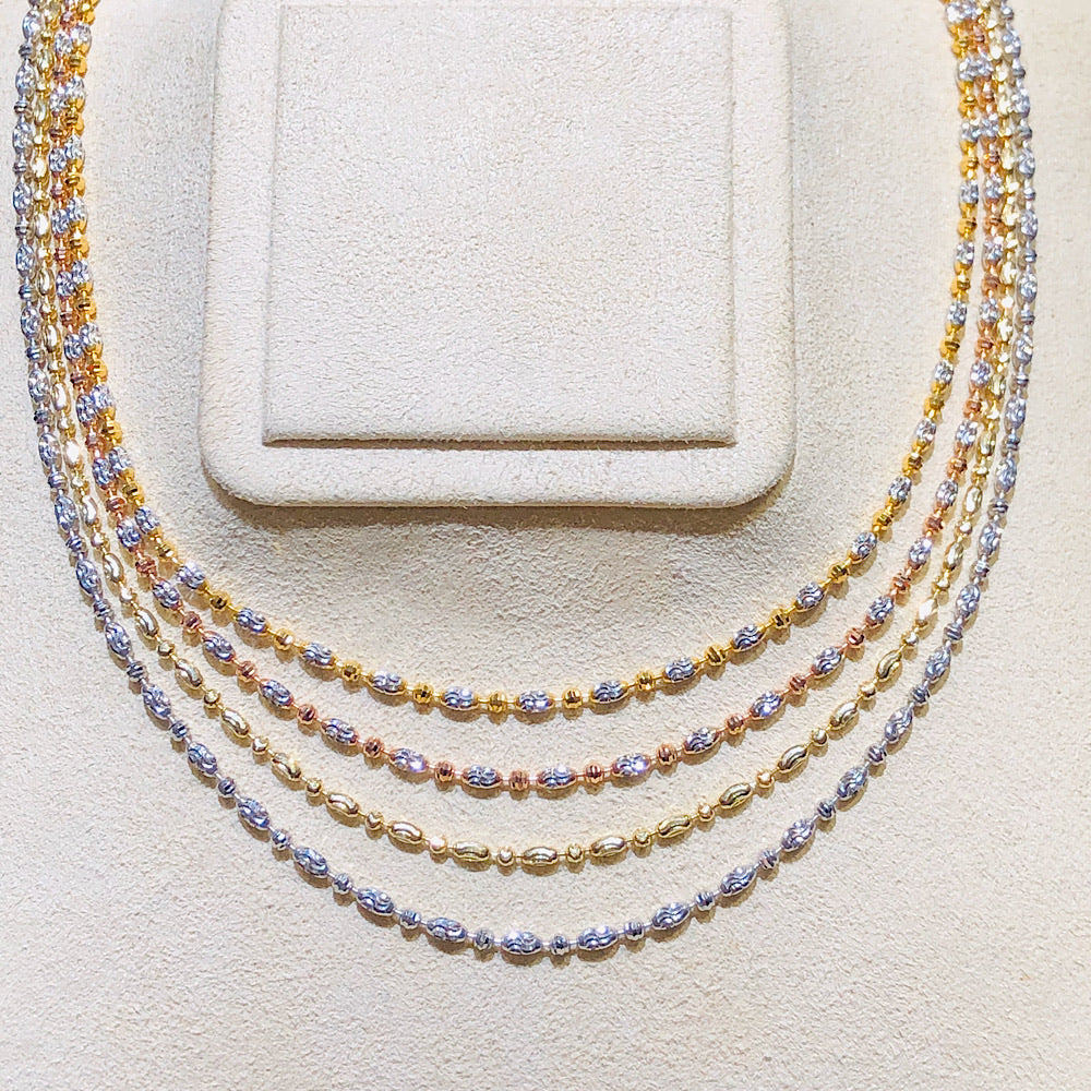 14Kt Two Tone Gold Necklace