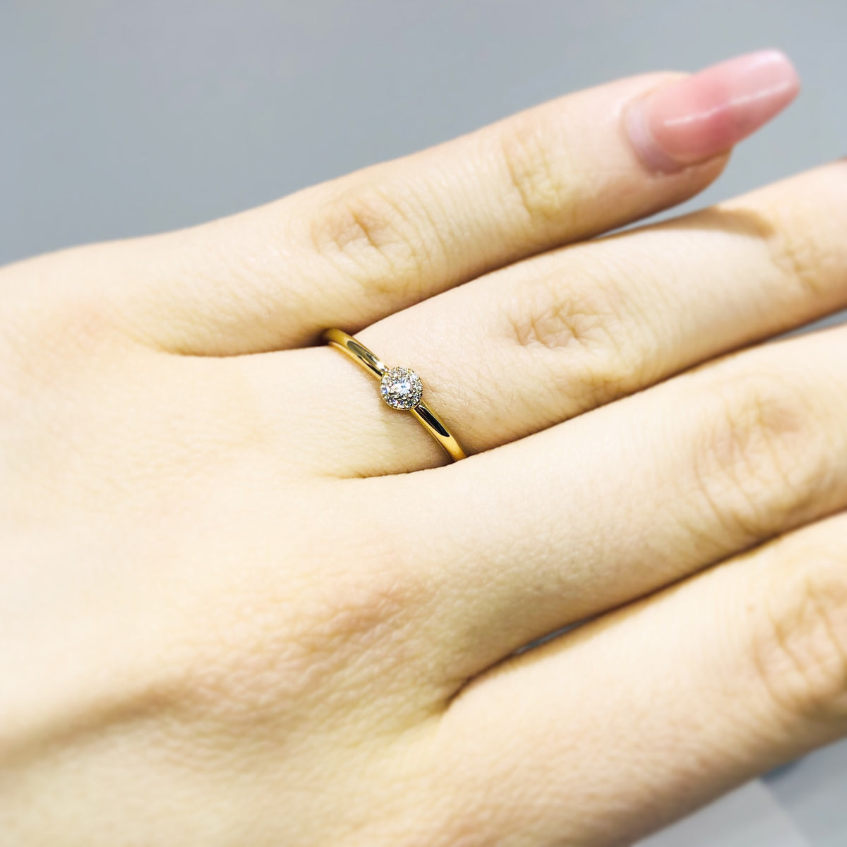.07 Ctw Diamond Promise Ring