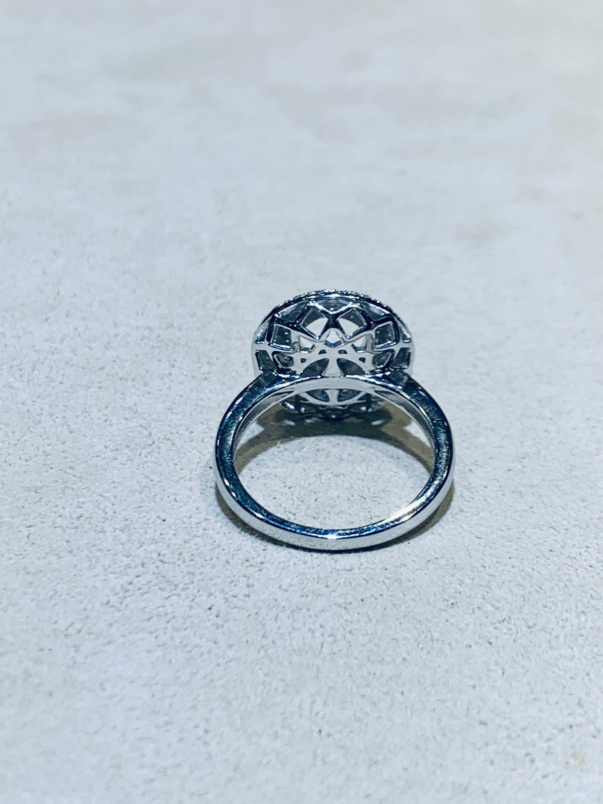 "Dancing Dangling Diamonds" Ring