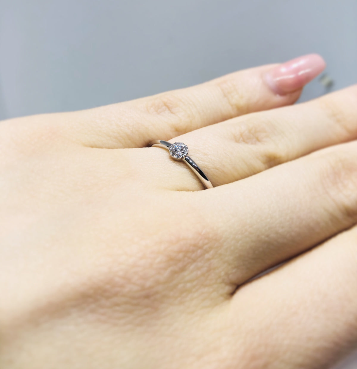 .07 Ctw Diamond Promise Ring