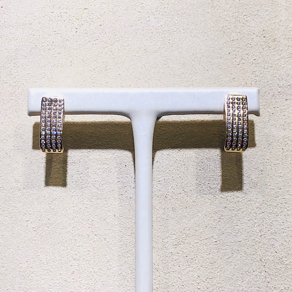 14 Kt Yellow Gold Earrings