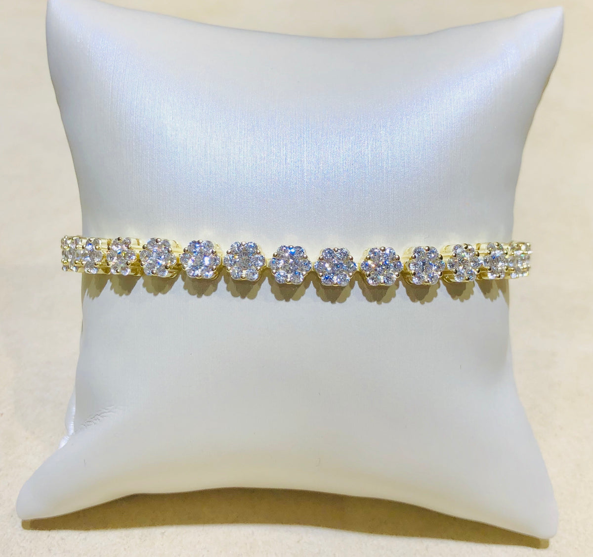 14 kt Gold Vermeil or White Rhodium TENNIS BRACELET