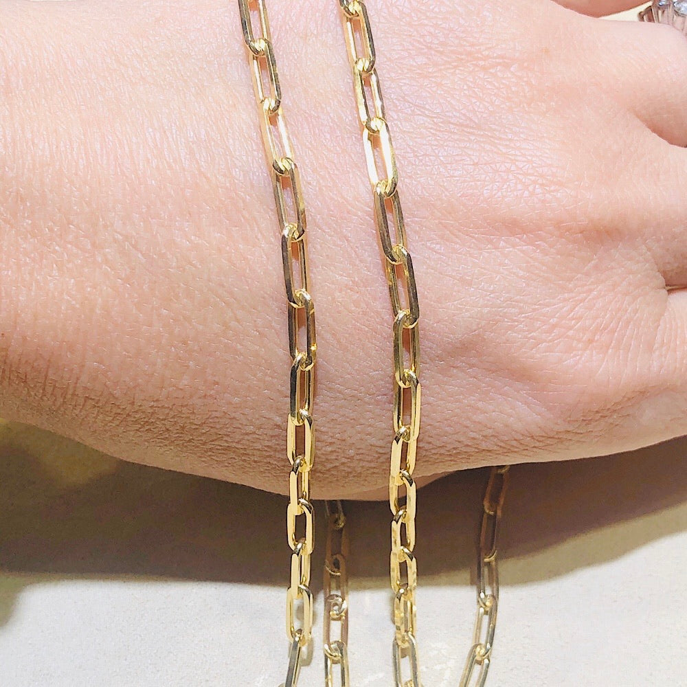 Paper Clip necklace 3.6mm