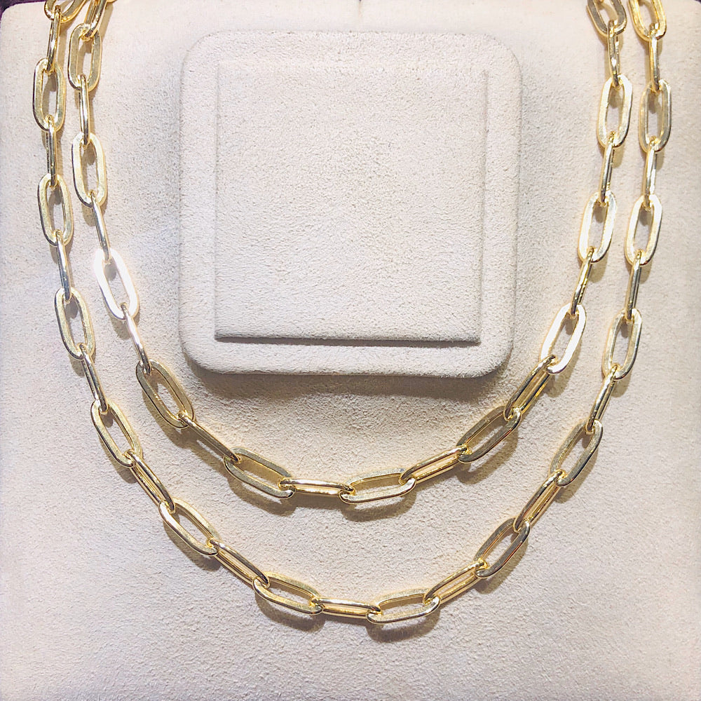Paper Clip Necklace 5.5mm