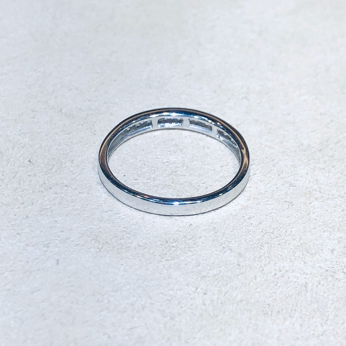 0.25Ctw 11 Channel Diamond set Wedding Band