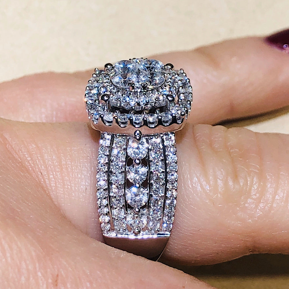 2.00 ct DIAMOND ENGAGEMENT RING WG