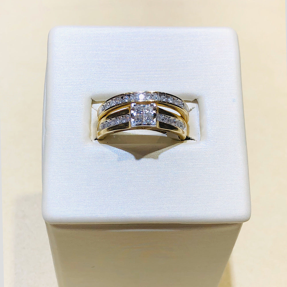 1/2 Ctw Diamond Bridal Set