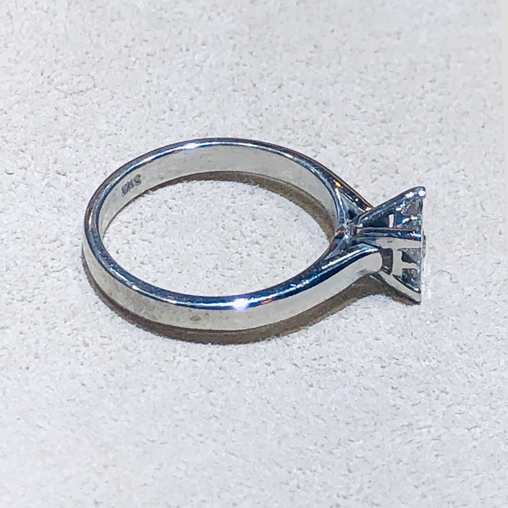 1/2 Ctw Princess Cut Engagement Ring