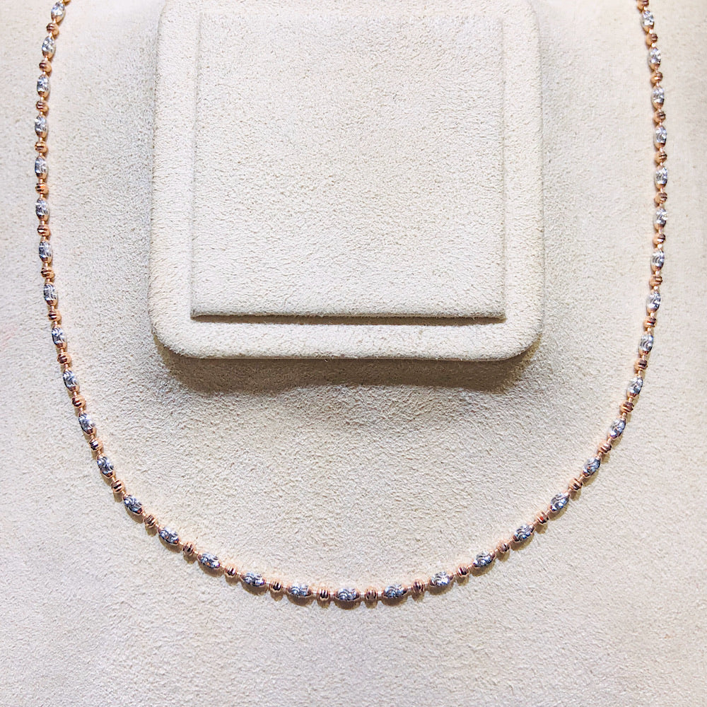 14Kt Two Tone Gold Necklace