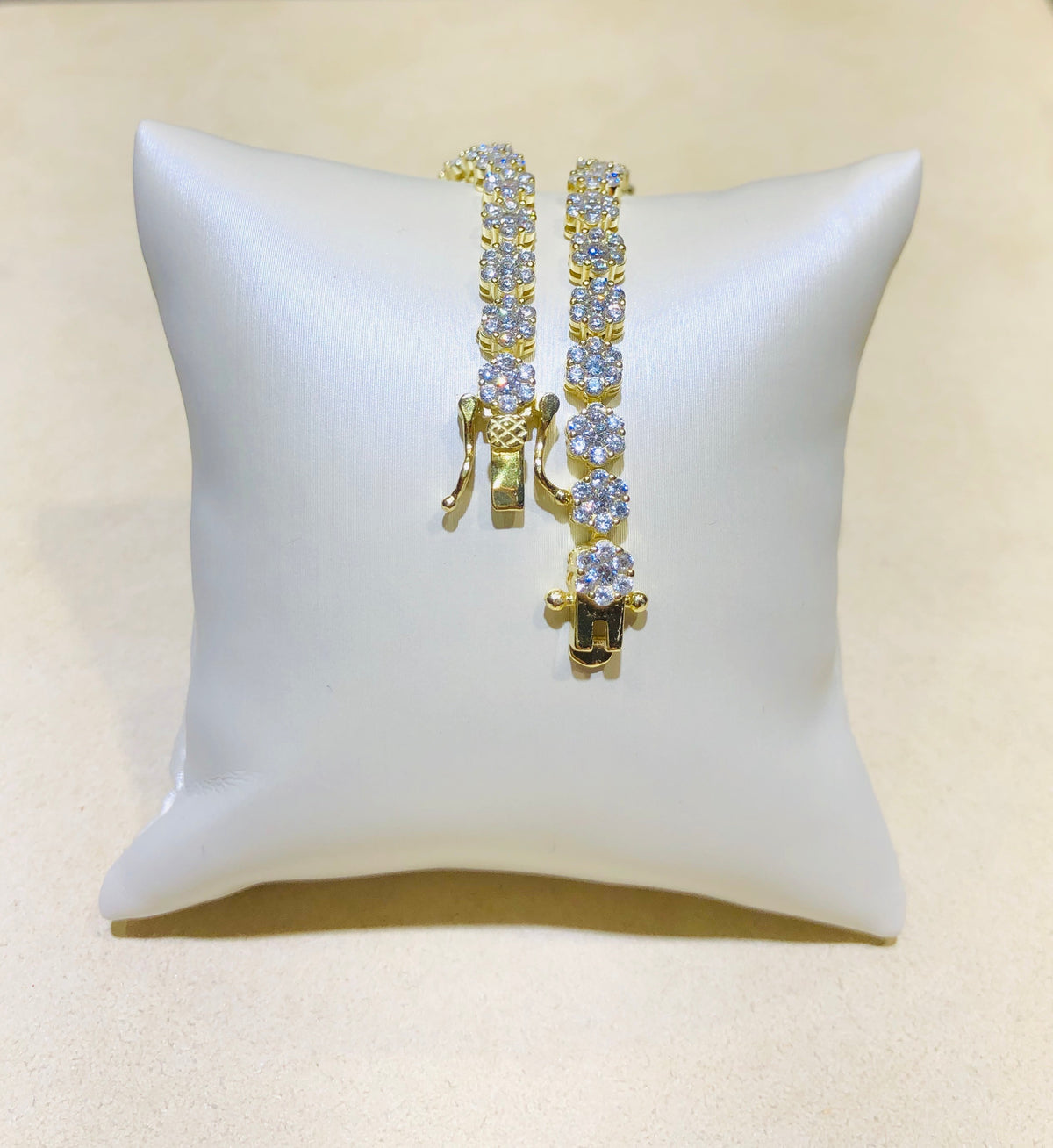 14 kt Gold Vermeil or White Rhodium TENNIS BRACELET
