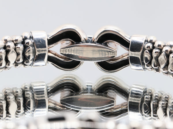 Authentic Lagos Silver Diamond Bracelet
