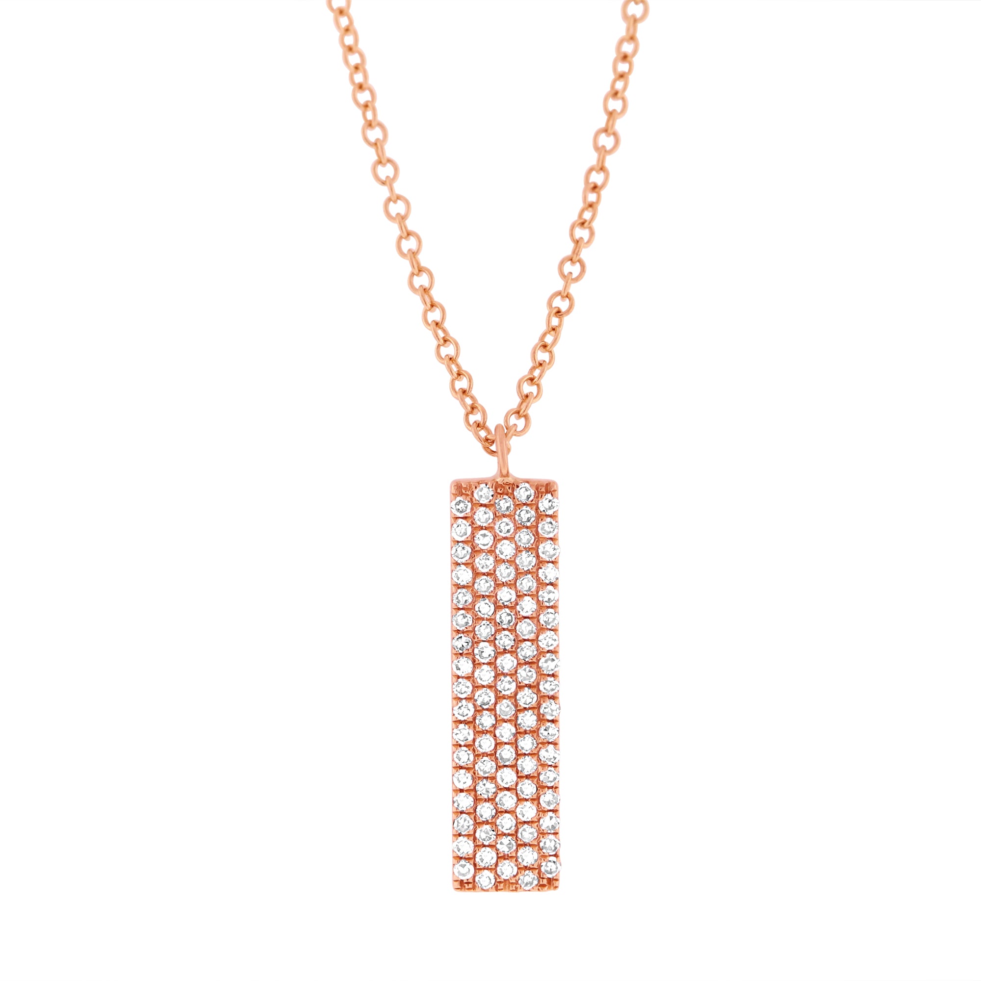 Diamond & Rose Gold Necklace