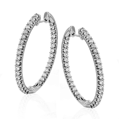 Blindingly Beautiful Hoop Earring ZE219