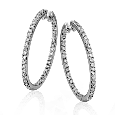 Blindingly Beautiful Hoop Earring ZE220