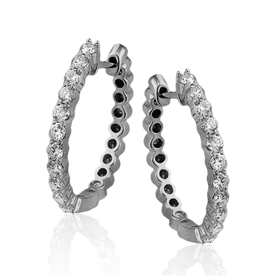 Blindingly Beautiful Hoop Earring ZE297