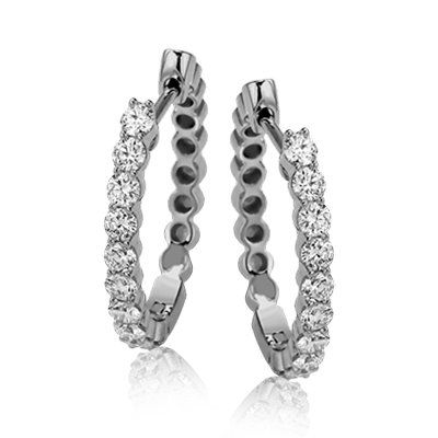 Blindingly Beautiful Hoop Earring ZE298