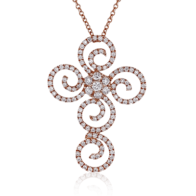 Refined Rebel Cross Pendant ZP234