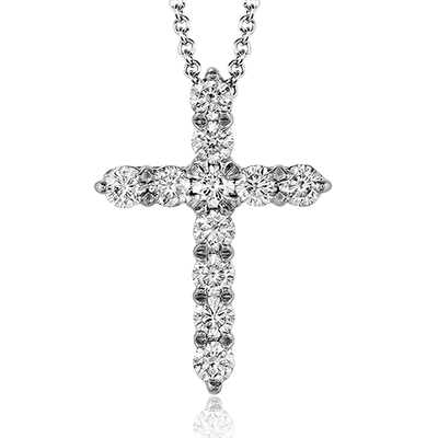 Blindingly Beautiful Cross Pendant ZP290