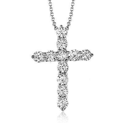 Blindingly Beautiful Cross Pendant ZP291