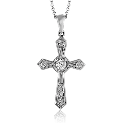 Vintage Vixen Cross Pendant ZP372