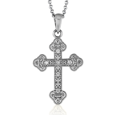 Vintage Vixen Cross Pendant ZP378
