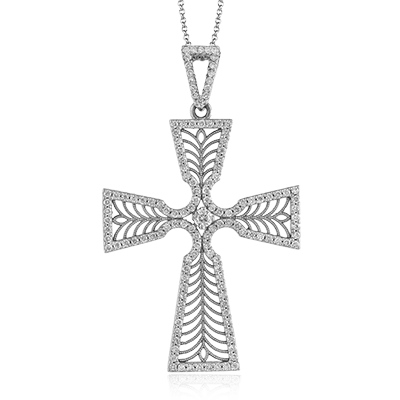 Vintage Vixen Cross Pendant ZP397