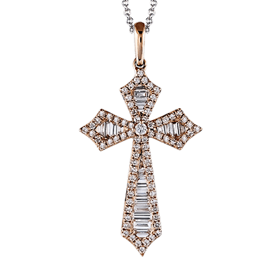 Vintage Vixen Cross Pendant ZP435