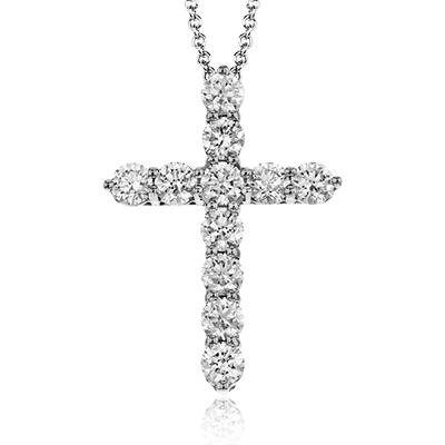 Blindingly Beautiful Cross Pendant ZP795