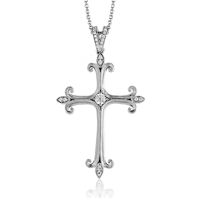 Vintage Vixen Cross Pendant ZP796