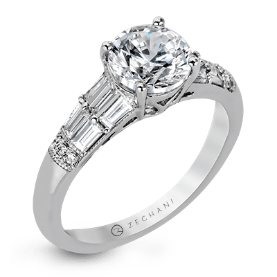 リンク　ヴィンテージ Zeghani Vintage Vixen Engagement Ring ZR1170 | Hawthorn Mall