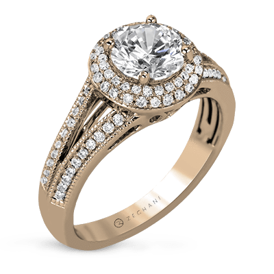 リンク　ヴィンテージ Zeghani Vintage Vixen Engagement Ring ZR1170 | Hawthorn Mall