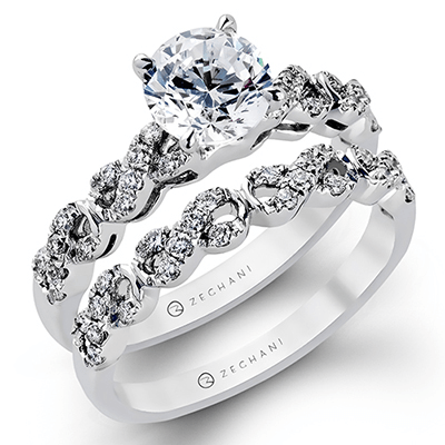Blindingly Beautiful Wedding Set ZR868