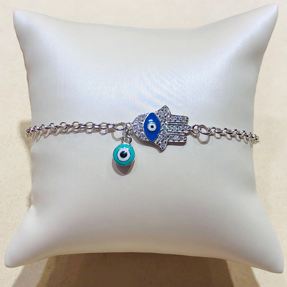 Hamsa & Evil Eye Bracelet