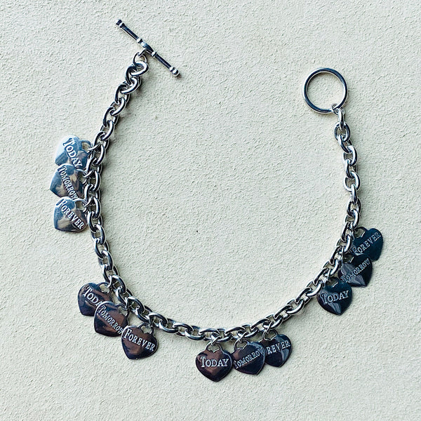 Today, Tomorrow and Forever Charm Bracelet